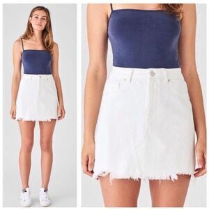 DL1961 Denim Georgia Distressed Skirt in Presley Size 28